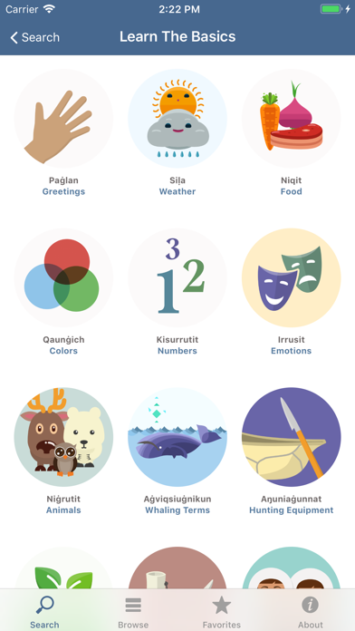 Iñupiat Word Finder iPhone screenshot 2 - Education app
