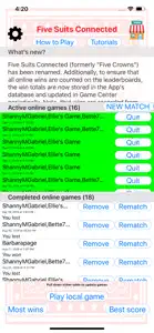 Five Suits Connected screenshot #2 for iPhone