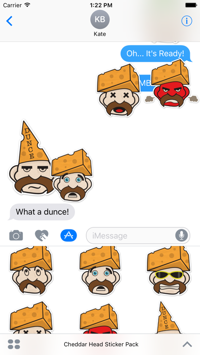 Cheddar Head Sticker Pack Screenshot