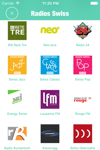 Radios Schweizer (Swiss Radio) screenshot 2