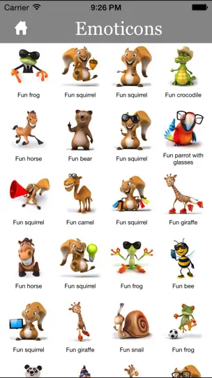Captura de pantalla de 3D Emoji Characters Stickers en iPhone 1