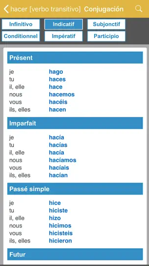 Captura de pantalla de Larousse Español - Inglés en iPhone 3