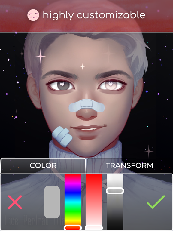 Screenshot #6 pour Live Portrait Maker: Guys