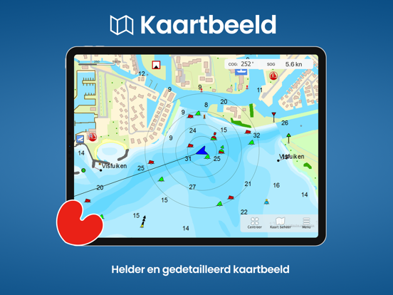 Vaarkaart Friese Meren iPad app afbeelding 5