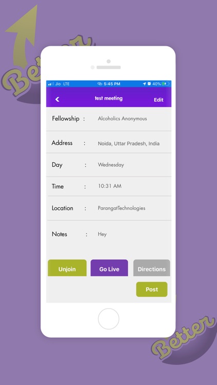 Better APP - My Recovery