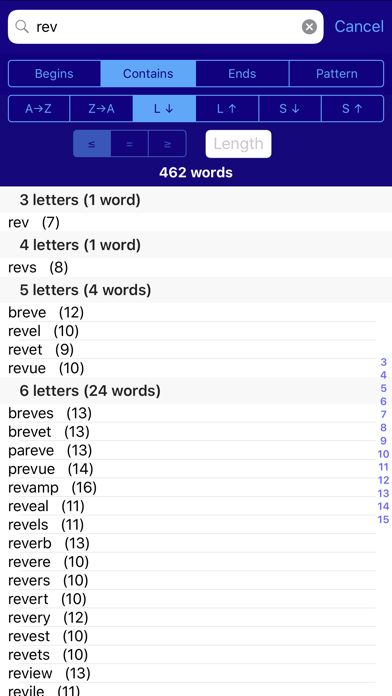 Lexica Word Finder for Words With Friends screenshot 3