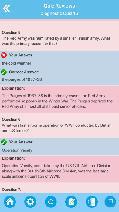 World War II History Quiz Screenshot