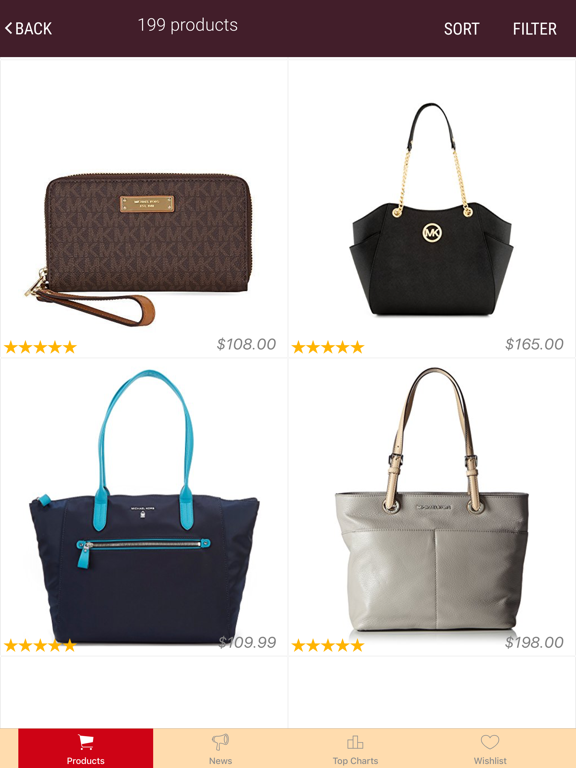 Handbags Avenue iPad screenshot 2 - Shopping app