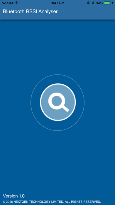 Screenshot #1 pour BluetoothRSSIAnalyser