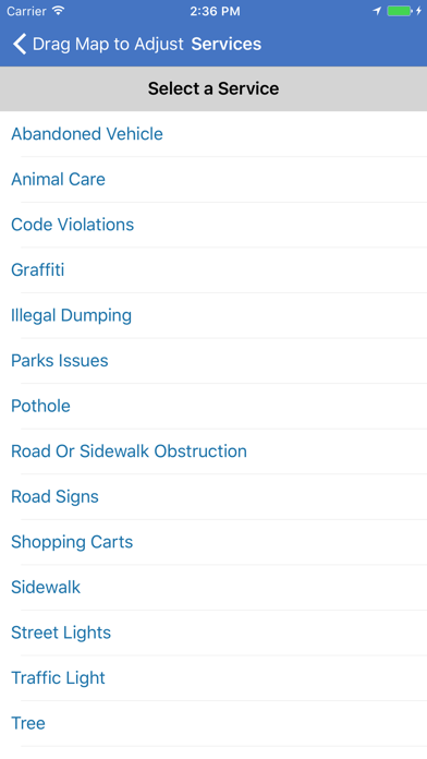 Sacramento County 311 Connect Screenshot