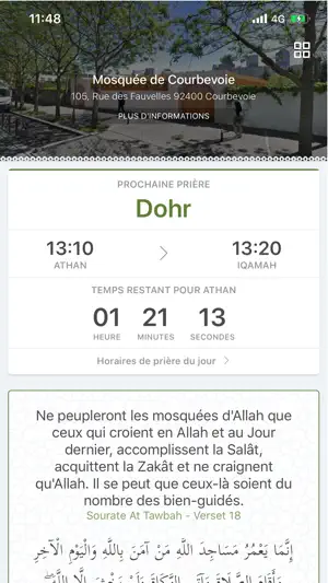 Mosquée Courbevoie screenshot 1