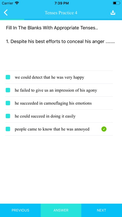 English Tenses Practice