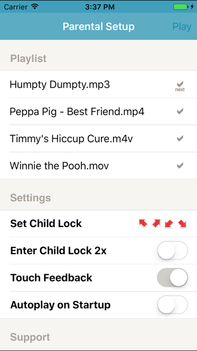 Screenshot #1 pour Charlie's Video Player