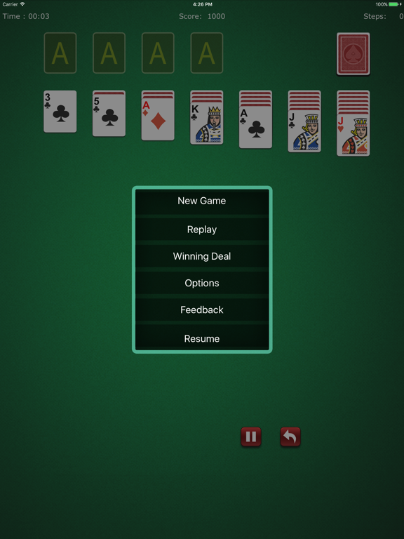Screenshot #5 pour FreeSolitaire %