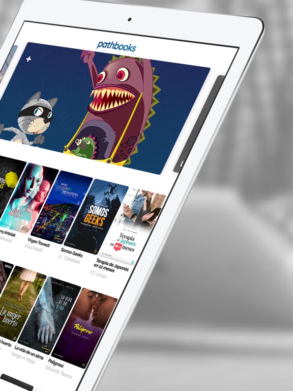 Pathbooks Stories & Audiobooks iPad screenshot 2 - Book app