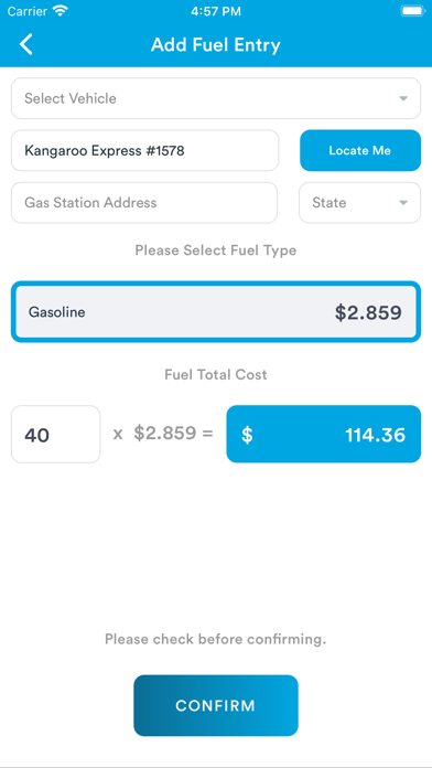 Fueloyal Fleet Manager Screenshot