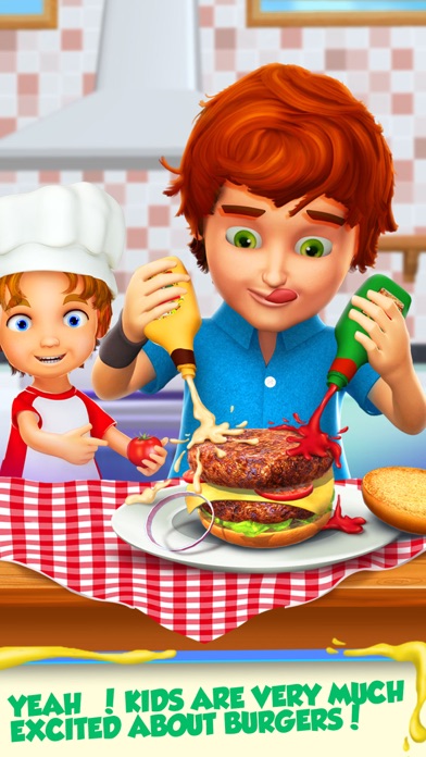 Burger Maker-Kids Cooking Game screenshot 2