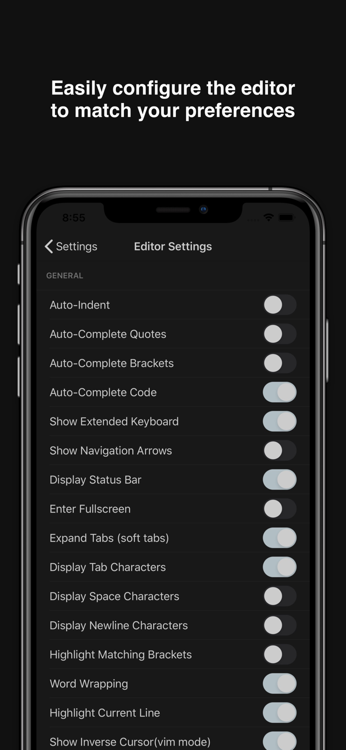 Buffer Editor - Code Editor