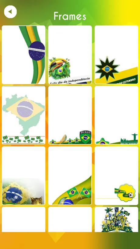 Brazil Independance Day Frame