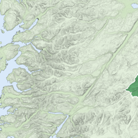 Ben Nevis West Scotland Map