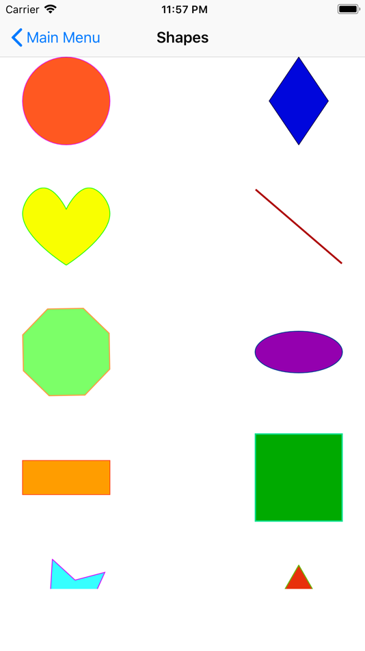 #10. Numbers, Shapes and Colors (iOS) By: Azamat Orazbayev