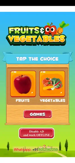 Game screenshot Learn Vegetables and Fruits mod apk