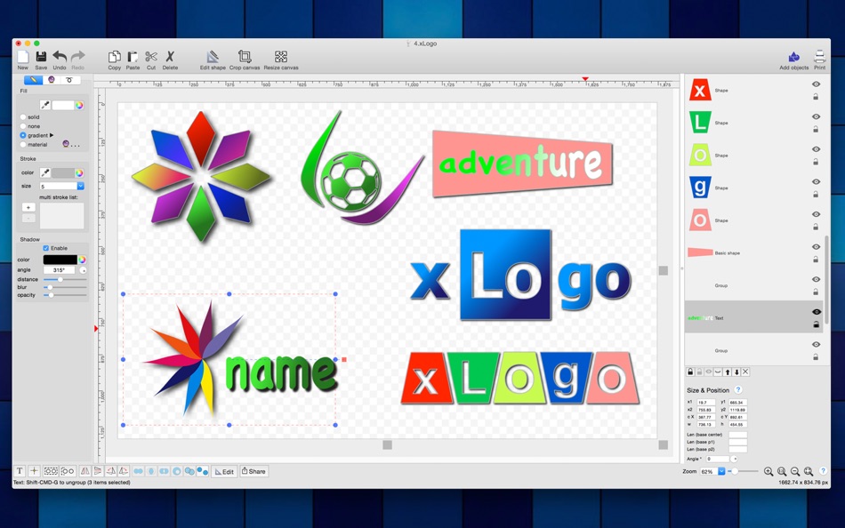 #4. LogoDesign2 (macOS) 由: Tien Thinh Vu