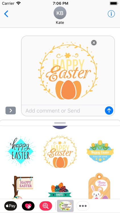 Easter Day Stickers 2018