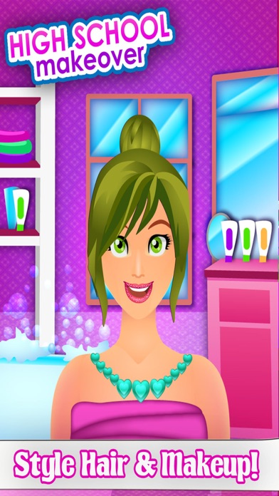 High School Party Makeover Spa Screenshot