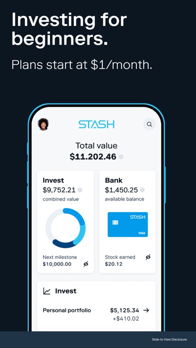 How to cancel & delete Stash: Invest. Bank. Save from iphone & ipad 1