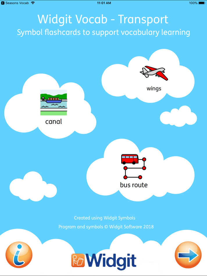 #1. Transport Vocab (iOS) 由: Widgit Software Ltd