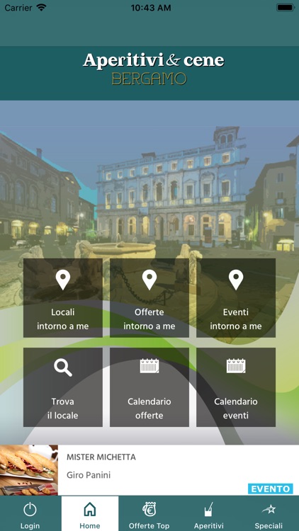 aperitivi & cene Bergamo