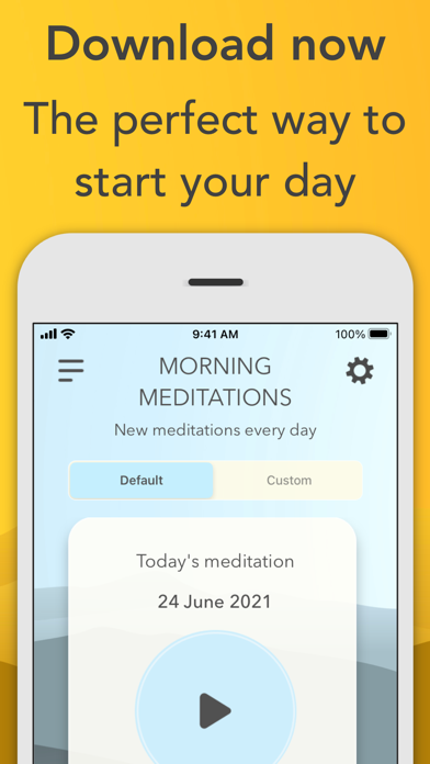 Morning Meditations Screenshot