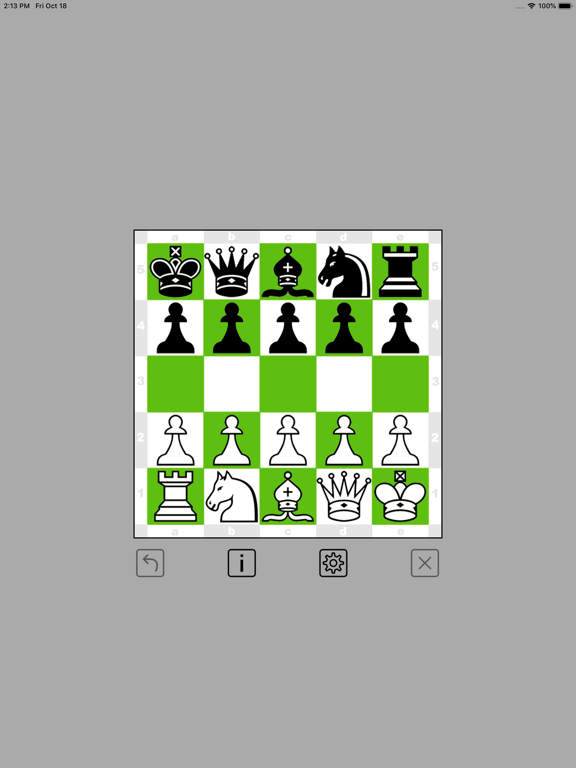 Mini Chess 5x5 iPad screenshot