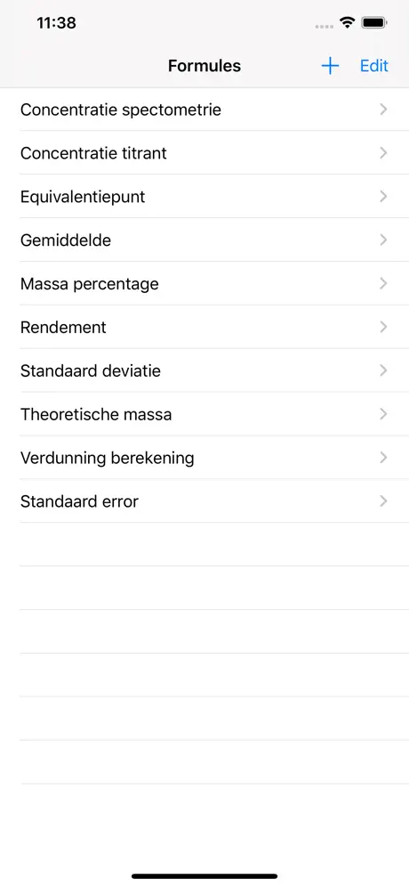 Science Formulas Calculator