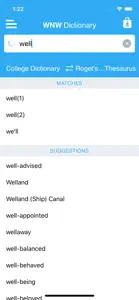 Webster Dictionary & Thesaurus screenshot #2 for iPhone