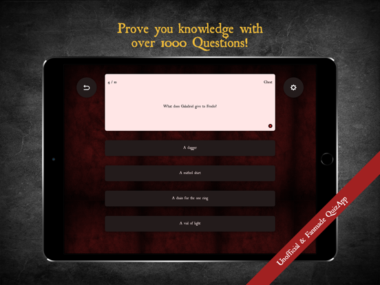 Screenshot #4 pour One Quiz to rule them all