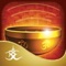 Swirl your fingers slowly around the edges of the bowls to create beautiful meditative harmonic tones