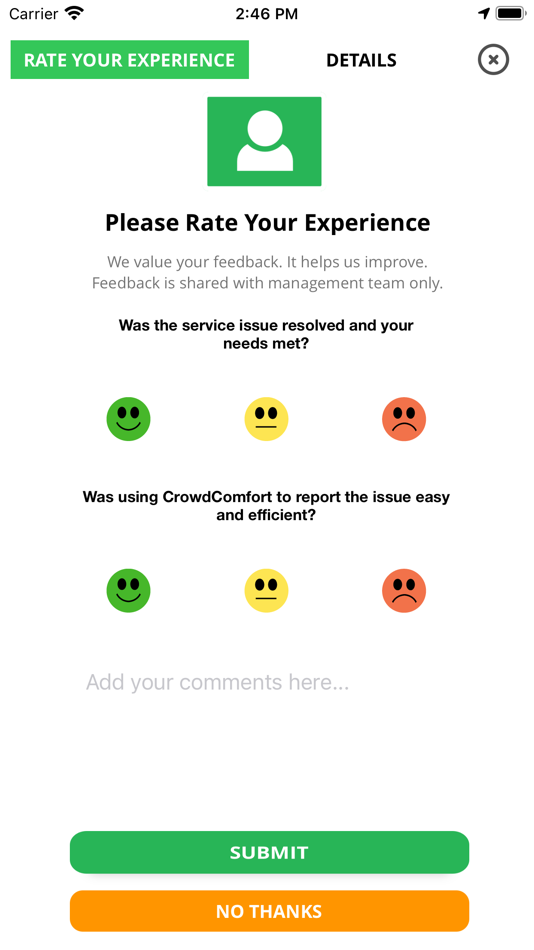 #2. CrowdComfort (iOS) Podle: Crowd Comfort Inc.