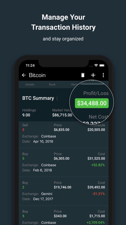 Blockfolio Bitcoin Altcoin App screenshot-3