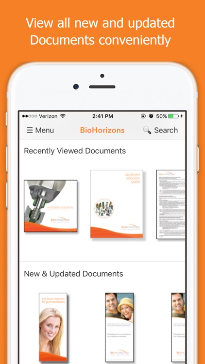 BioHorizons Mobile App