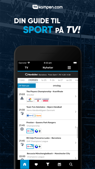 TVkampen - Sport på TV screenshot 2