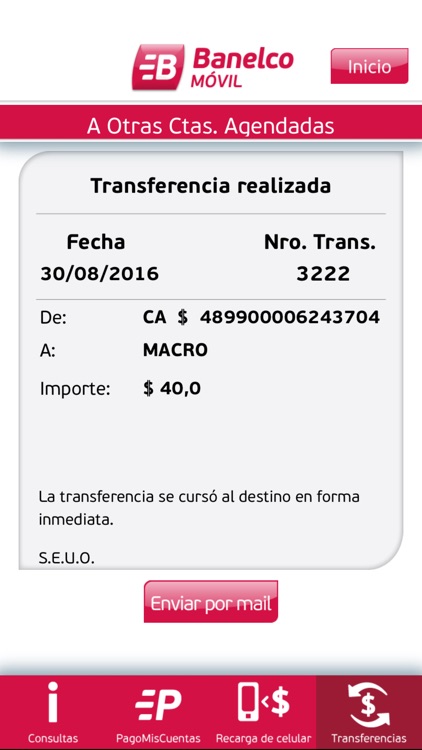 Banelco MÓVIL screenshot-4