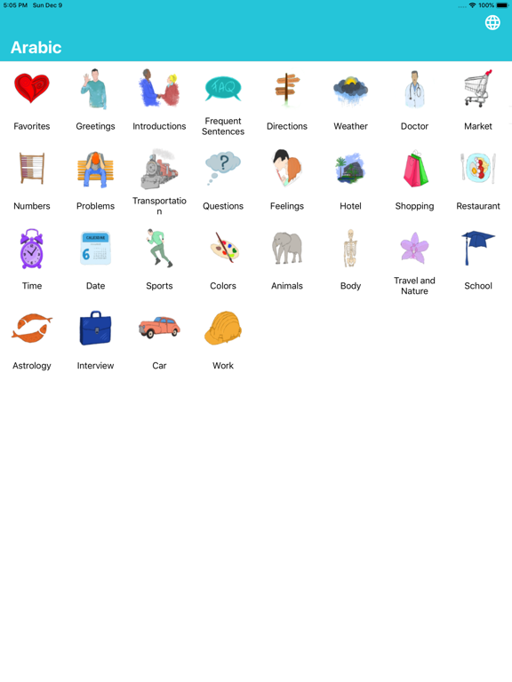 MTL Learn Arabic iPad screenshot 1 - Education app