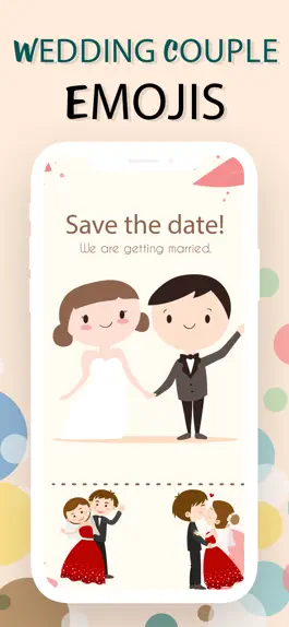 Game screenshot Wedding Couple Emojis apk