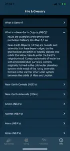 Asteroid Close Approach screenshot #10 for iPhone