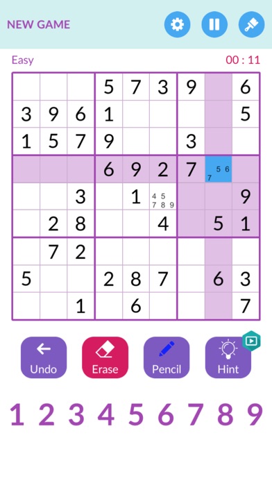 Sudoku : Puzzle Sudoku screenshot 2