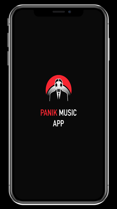 Panik Music App Screenshot