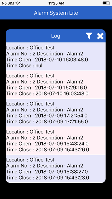HiRise Alarm System Lite screenshot 4