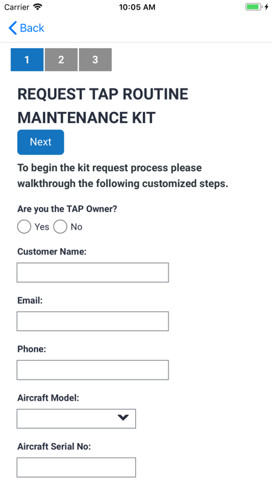 Product Support Screenshot